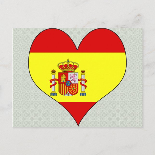 I Love Spain Postcard (Front)