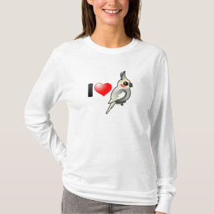 I Love Spangled Cockatiels T-Shirt