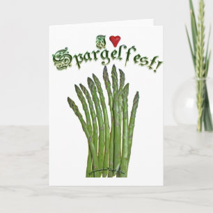 I Love Spargelfest! Card