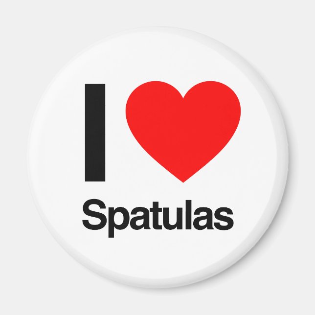 i love spatulas magnet (Front)