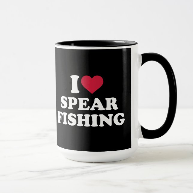 I love Spearfishing Mug (Right)
