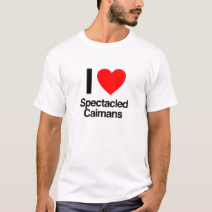 i love spectacled caimans T-Shirt