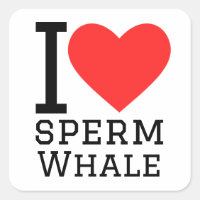 I love sperm whale