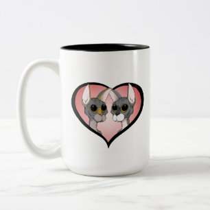 I Love Sphynx Cats Mugs