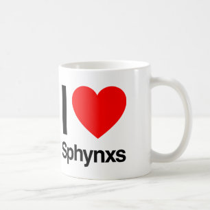 i love sphynxs coffee mug