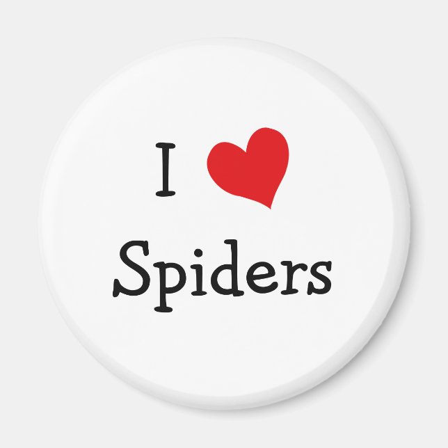 I Love Spiders Magnet (Front)