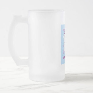 I love Spooky Halloween.. Frosted Glass Beer Mug