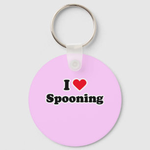 I love spooning key ring