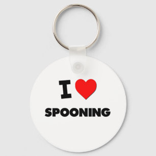 I love Spooning Key Ring