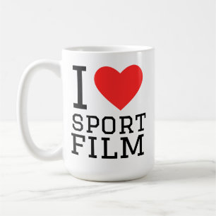 I love sport film coffee mug