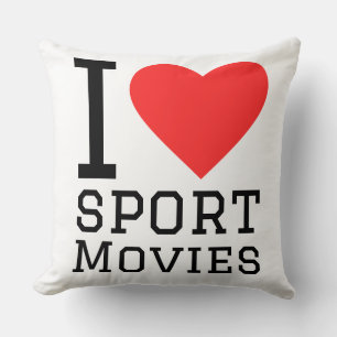 I love sport movies cushion