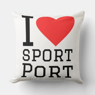 I love sport port cushion