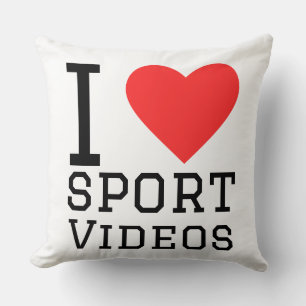 I love sport video cushion