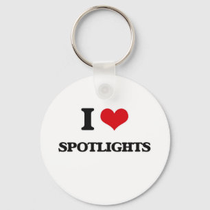 I love Spotlights Key Ring
