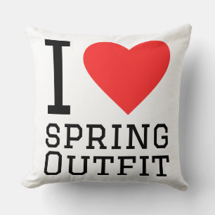 I love spring outfit cushion
