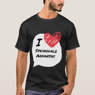 I love Springdale Arkansas Oversized T-Shirt