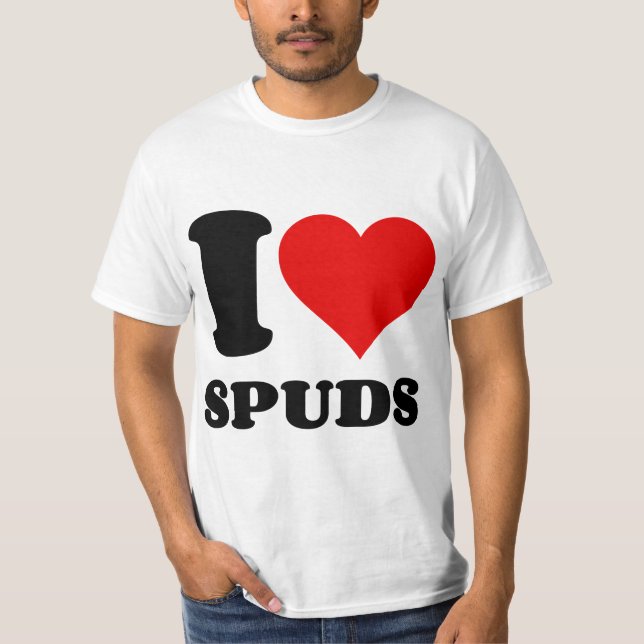 I LOVE SPUDS T-Shirt (Front)
