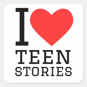 I love  square sticker