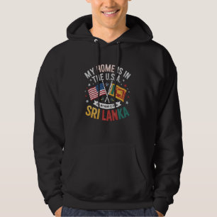 I Love Sri Lanka Flag Home Country Proud Sri Lanke Hoodie