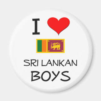 I Love Sri Lankan Boys Magnet