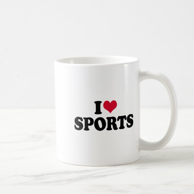 I Love Srts Fitness Motivation  Coffee Mug (Right)