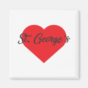 I Love St George's - Grenada Magnet