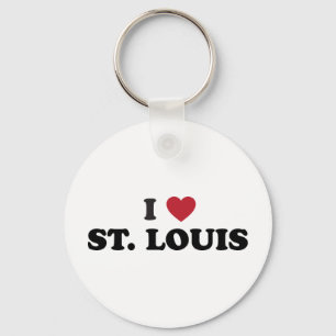 I Love St. Louis Missouri Key Ring