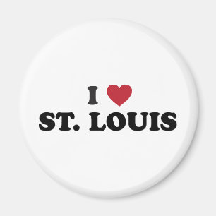 I Love St. Louis Missouri Magnet