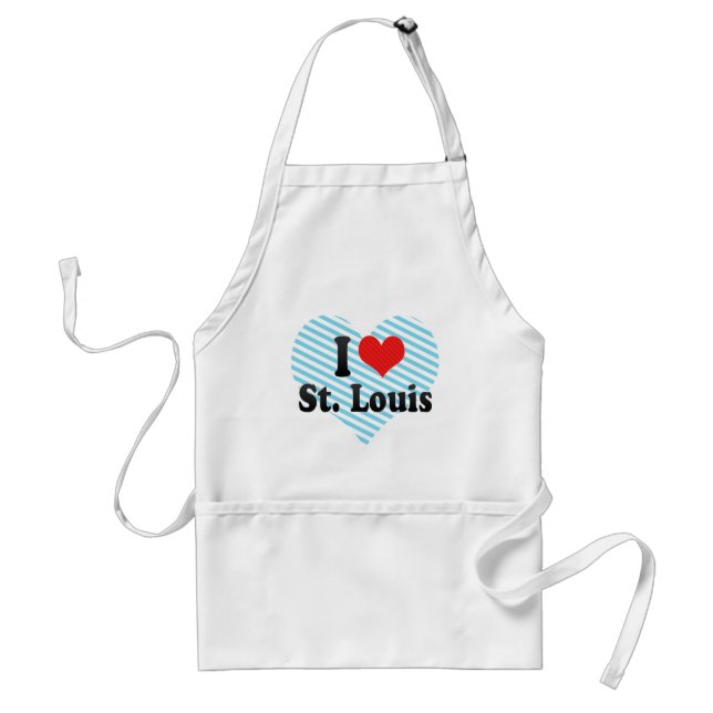 I Love St. Louis Standard Apron (Front)