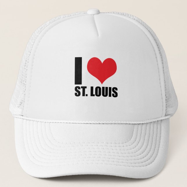 I love St. Louis Trucker Hat (Front)