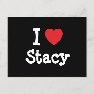 I love Stacy heart T-Shirt Postcard
