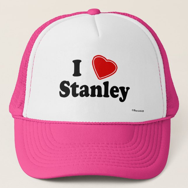 I Love Stanley Trucker Hat (Front)
