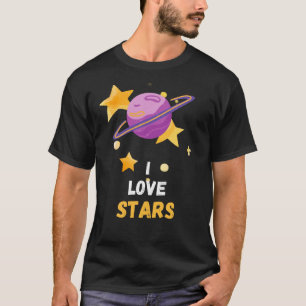 I Love Stars T-Shirt – Cosmic Style for Stargazers