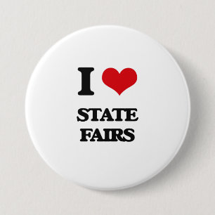 I love State Fairs 7.5 Cm Round Badge