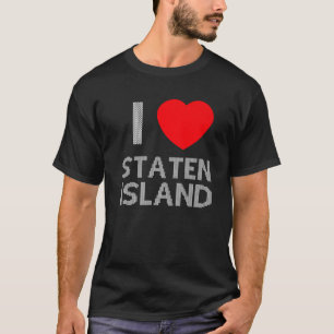 I Love Staten Island Matching Ugly Christmas Sweat T-Shirt