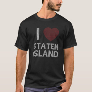 I Love Staten Island Matching Ugly Christmas Sweat T-Shirt