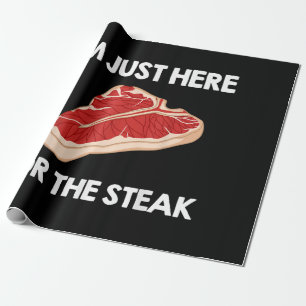 I Love Steak Gift Ribeye House Wrapping Paper