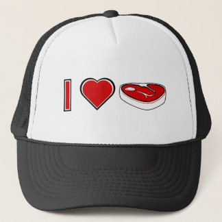 I love Steak Trucker Hat