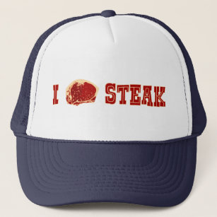 I Love Steak Trucker Hat