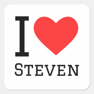 I love steven square sticker