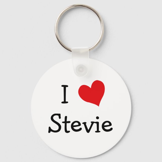 I Love Stevie Key Ring (Front)