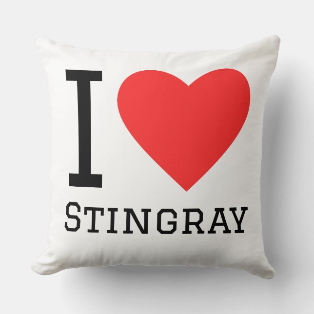I love stingray  cushion (Front)