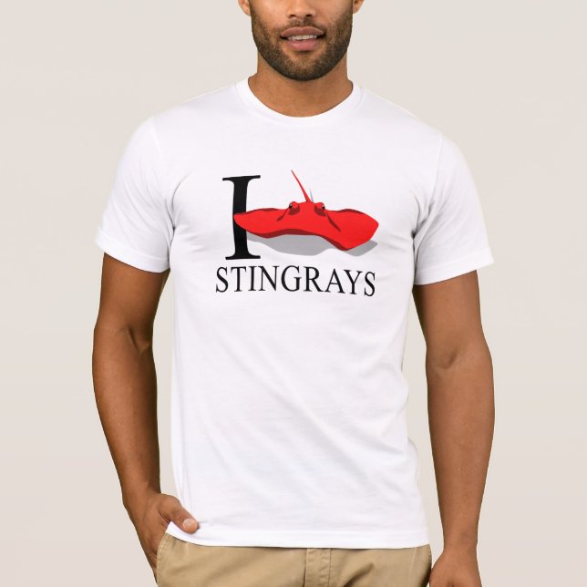 I Love Stingrays T-shirts (Front)