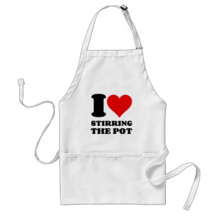 I LOVE STIRRING THE POT STANDARD APRON