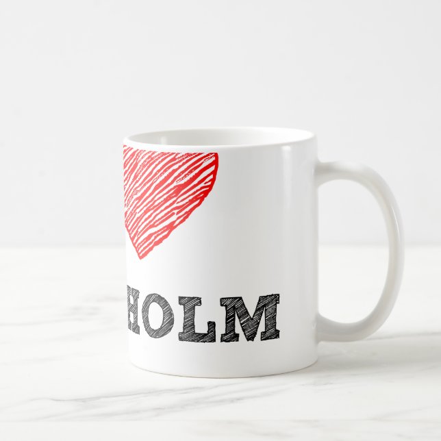 I love Stockholm Coffee Mug (Right)
