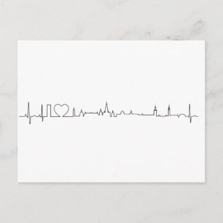 I love Stockholm (ecg style) souvenir Postcard