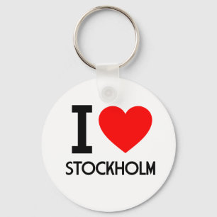 I Love Stockholm Key Ring