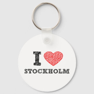 I love Stockholm Key Ring