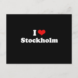 I LOVE STOCKHOLM POSTCARD