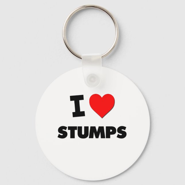 I love Stumps Key Ring (Front)